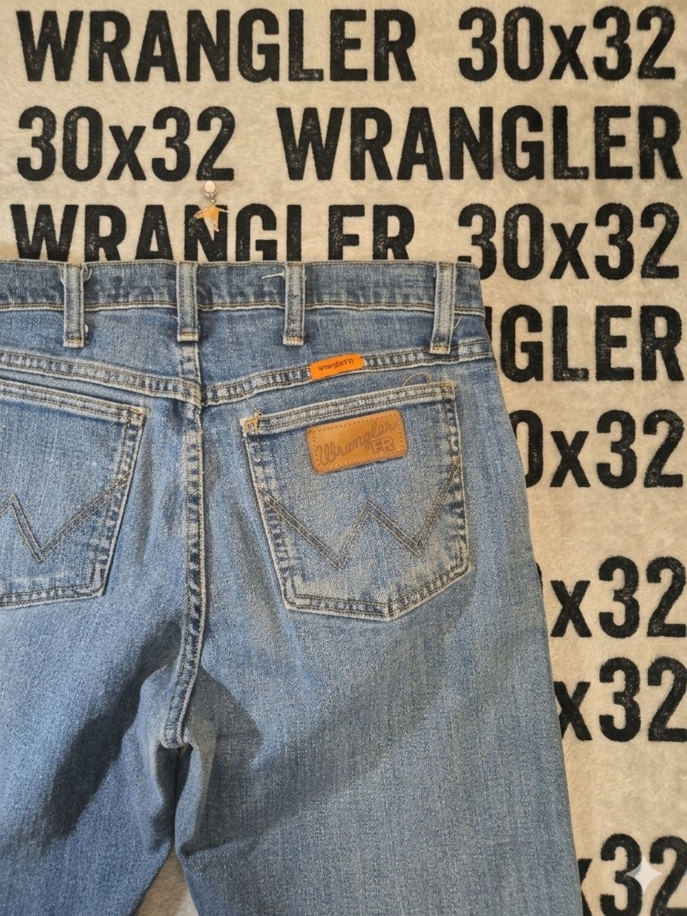 Wrangler FR Flame Resistant Advanced Comfort Jeans Men's 30x32 Regular Fit Denim